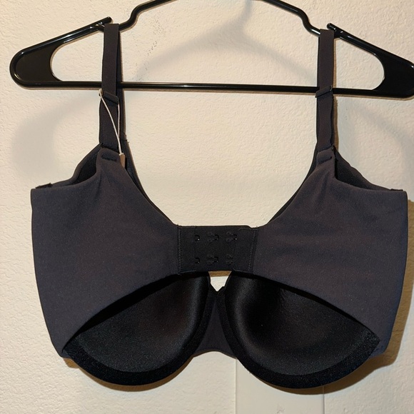 NWT SKIMS Fits everybody T-shirt Demi bra onyx black 34DDDD Kim kardashian - Picture 6 of 6